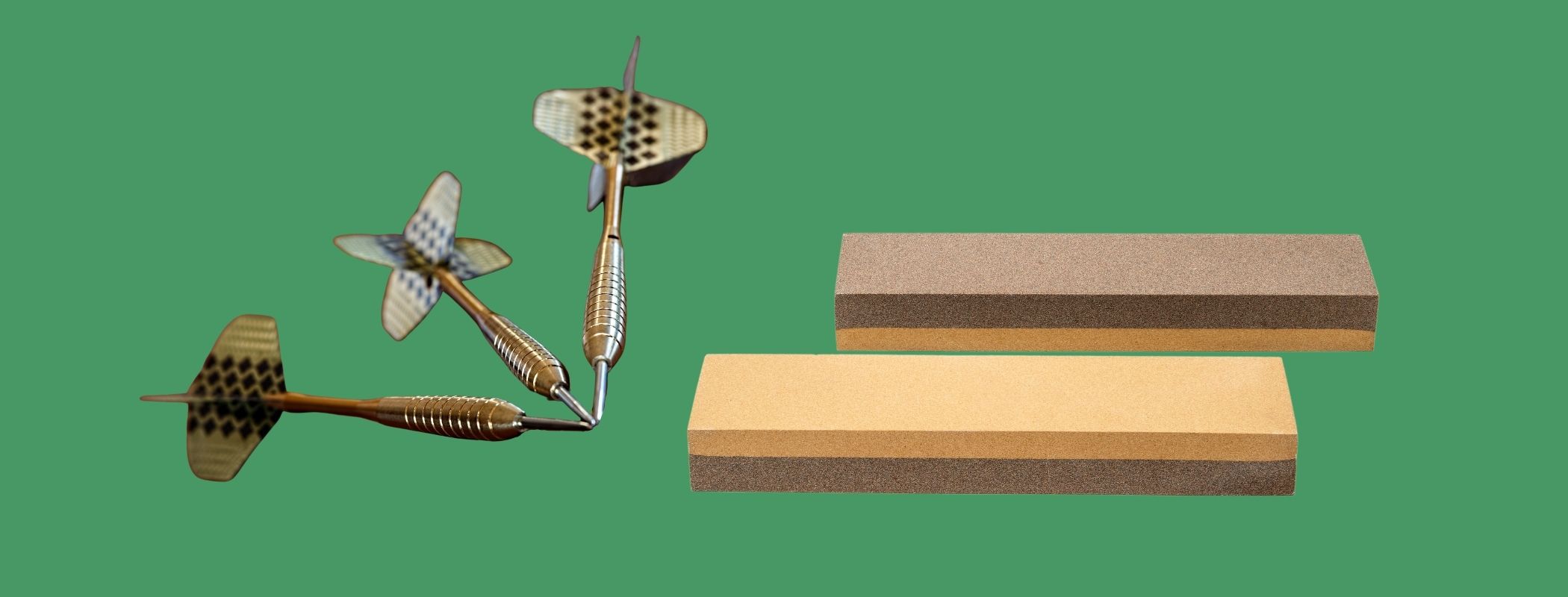 How to Sharpen Darts with a Flat Stone