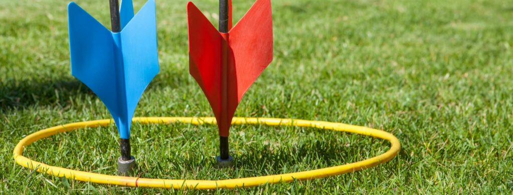 traditional lawn darts