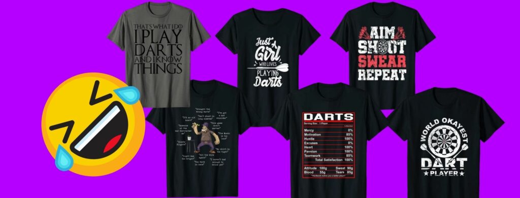 funny dart shirts